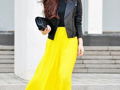 黑色长裙外套搭配秘诀 让你时髦一整季