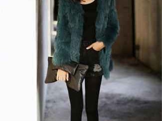 皮草穿搭不翻车 选对裤子是门大学问