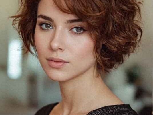 短卷发穿衣搭配图片 别再问好不好看！这几款短卷发让你直接美出圈