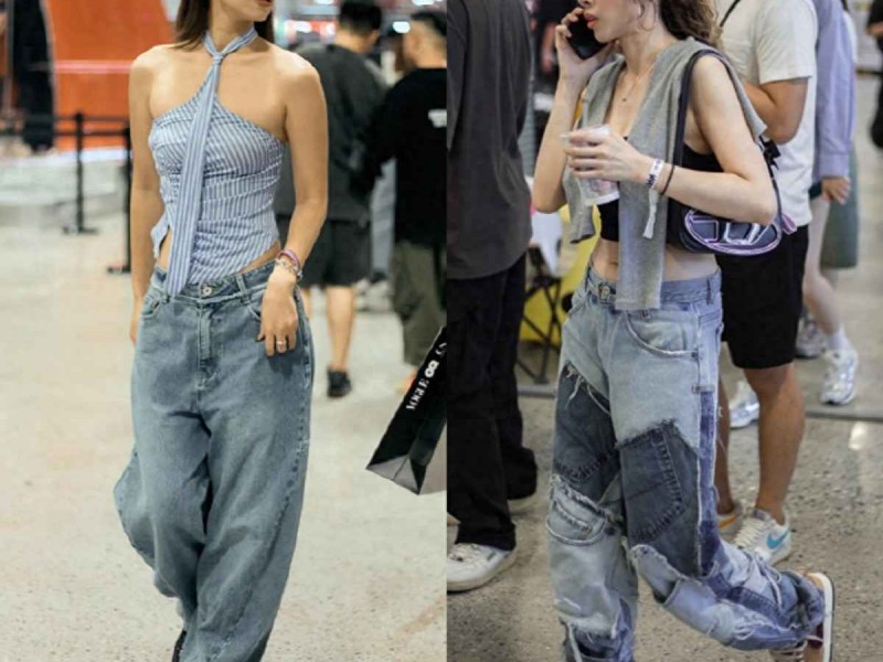 有肚子怎么穿？台湾女生“上露下遮”穿搭法，显瘦又时髦！