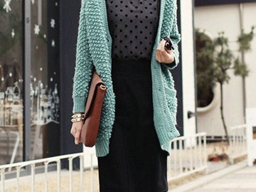 长毛衣外套搭配全攻略 穿出冬日松弛高级感