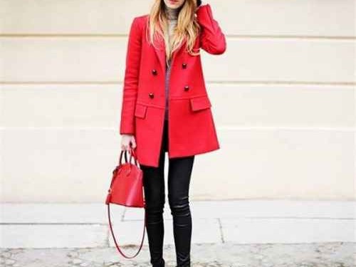 红色内搭外套全攻略 穿出你的惊艳感