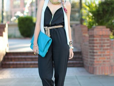 黑色吊带配裤子全攻略 穿对裤子让你时髦翻倍