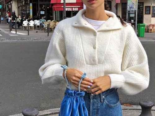 白毛衣搭配全攻略 这三条裤子让你时髦一整季